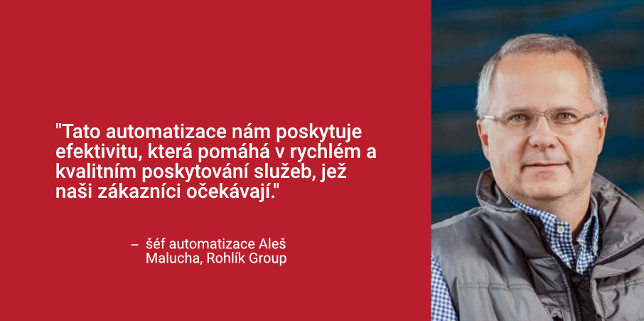 šéf automatizace Aleš Malucha, Rohlík Group